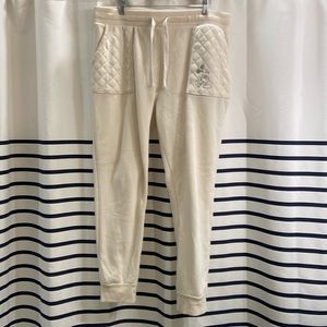 Disney Mickey Mouse cream joggers